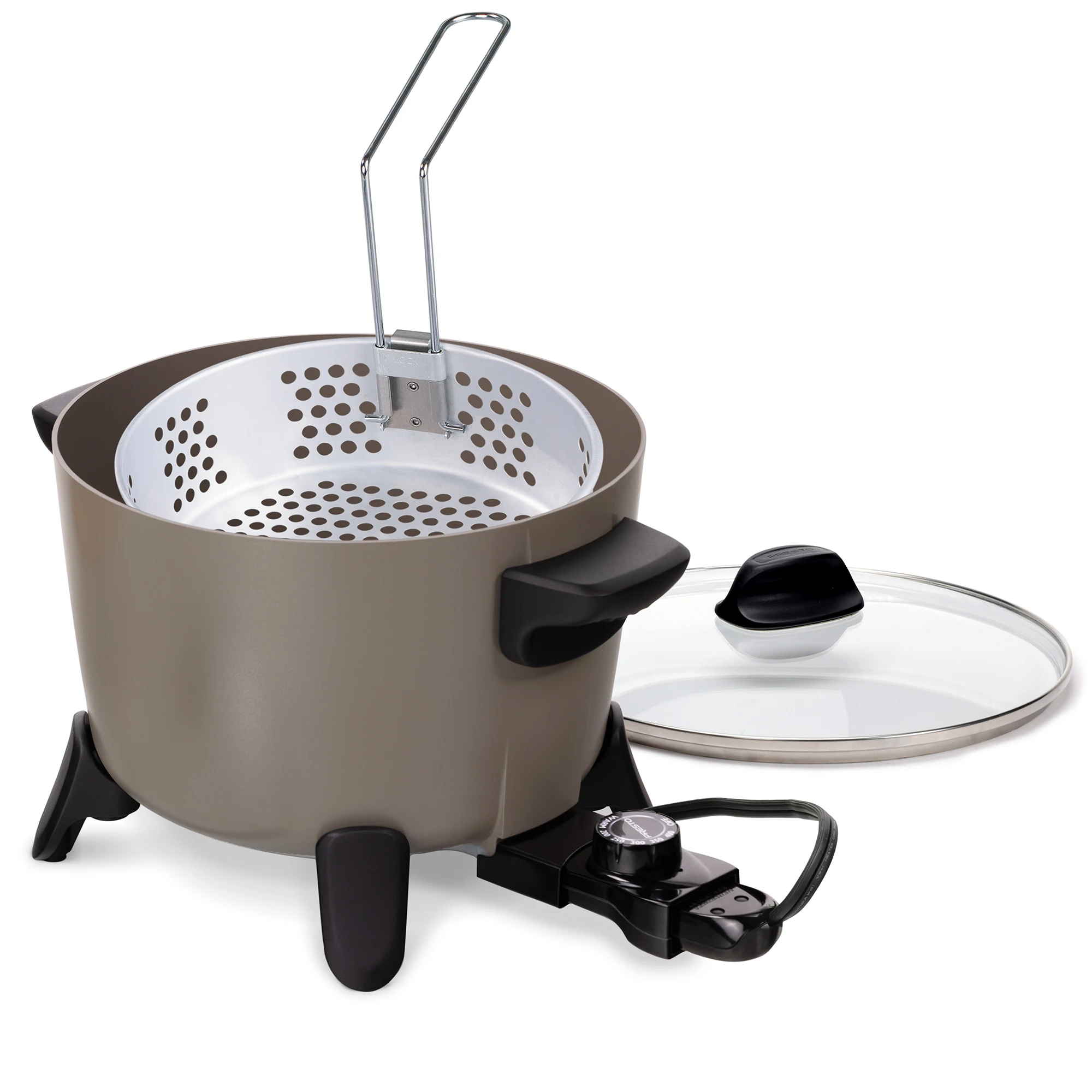 

Ceramic Deep Fryer Multi-Cooker with Large Capacity and Even Heat Distribution for Versatile Cooking