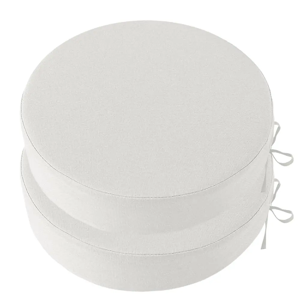 

Outdoor Chair Cushions For Patio Furniture, Waterproof Round Patio Seat Cushions With Adjustable Straps For Garden Bury Sofa,