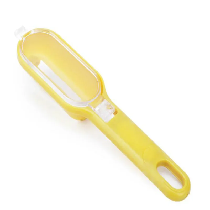 Kitchen Plastic Scales Scraping Knives Accessories, Skin Brush, Fishing Tool, Fish Knife, Cleaning Peeler, Scraper, 4 PC