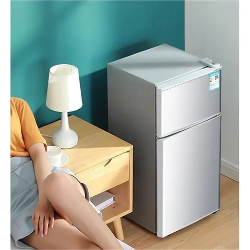 for 43L HOT SALE High-Quality Small MINI Compact Refrigeration Equipment Double-door Top-freezer Refrigerator Home Office