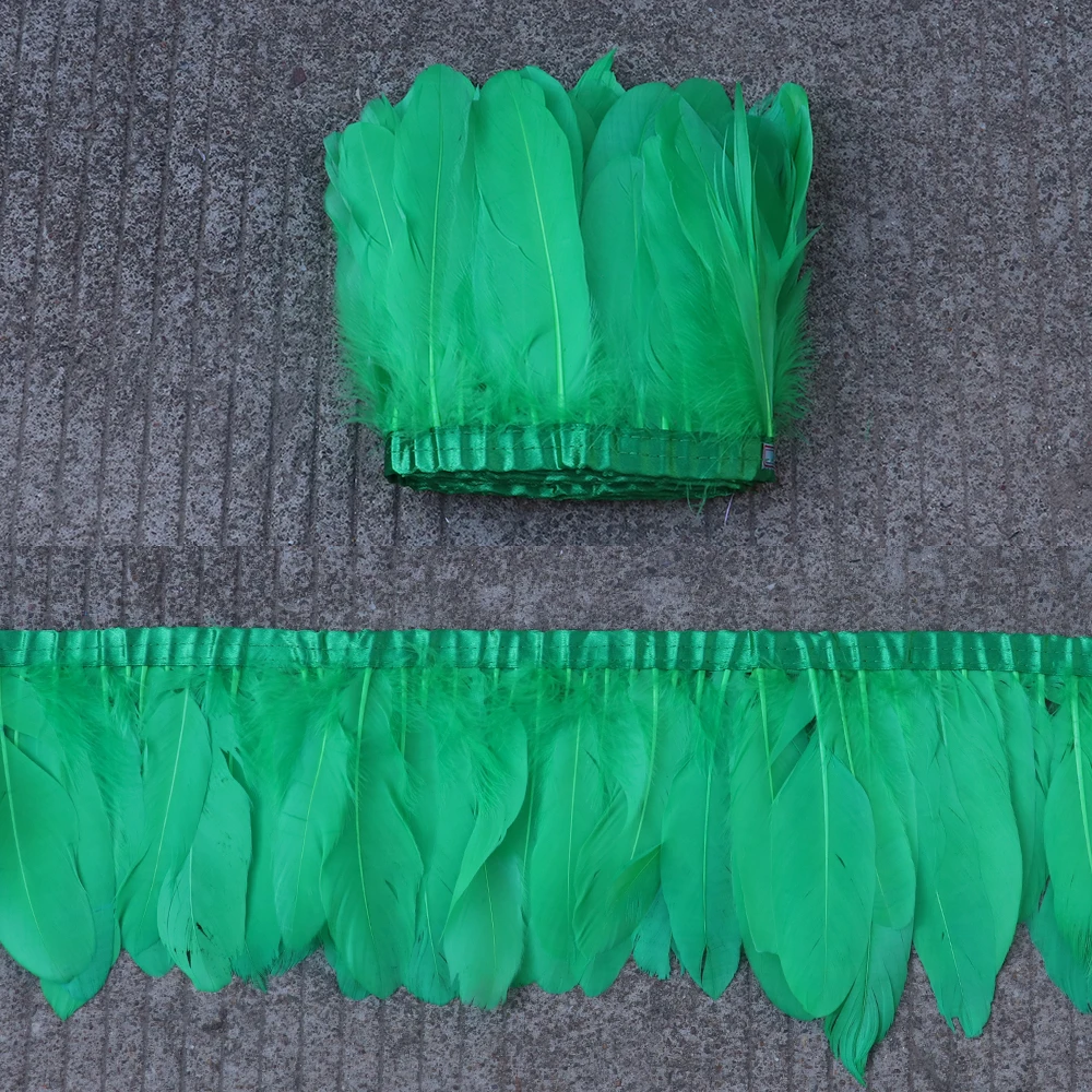 10 meters large floating feather fabric trim lace hem feather graduation design clothing accessories