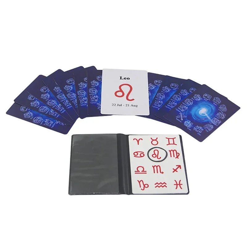 12 Constellation Prophecy Cards Magic Tricks Prediction Magia Close Up Street Gimmicks Mentalism Prop Illusions Comedy Accessory