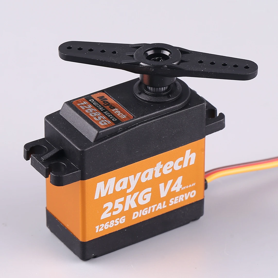 Mayatech 1268SG V4 Digital Servo Motor 25KG High Torque Splash-Proof Metal Gearbox for RC Car Boat Airplane Models