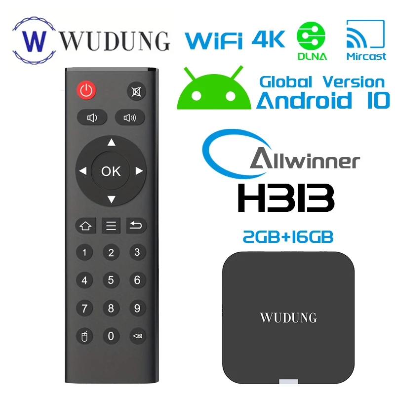 Wudung W01 Android 10 Smart TV Box 2.4G WIFI 4K 2GB16GB 1GB8GB Global Media Player Youtube Netflix MINI Set Top Box - AliExpress 44 Wudung W01 Android 10 Smart TV Box 2.4G WIFI 4K 2GB16GB 1GB8GB Global Media Player Youtube Netflix MINI Set Top Box - AliExpress 44