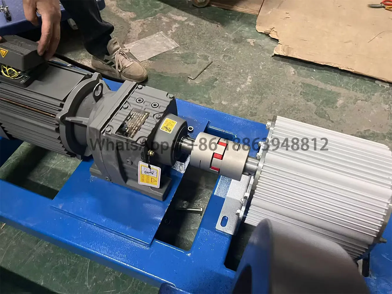 30KW 50KW 48V 96V 220V 380V Gearless Permanent Magnet Generator Brushless Alternative Energy Generator With Motor and Reducer