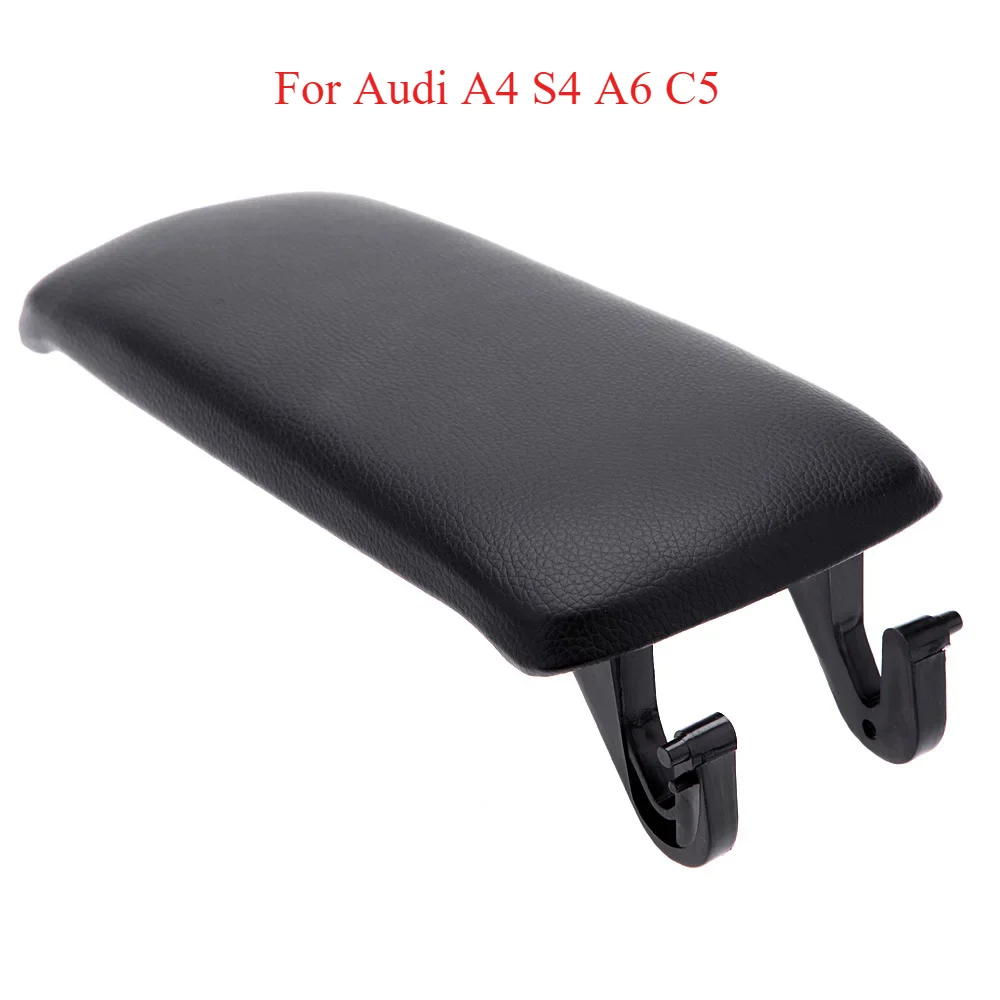 Car Armrest Cover for Audi A4 S4 A6 C5 2000 2001 2002 2003 2004 2005 2006 PU Leather Latch Lid Center Console Arm Rest Pad