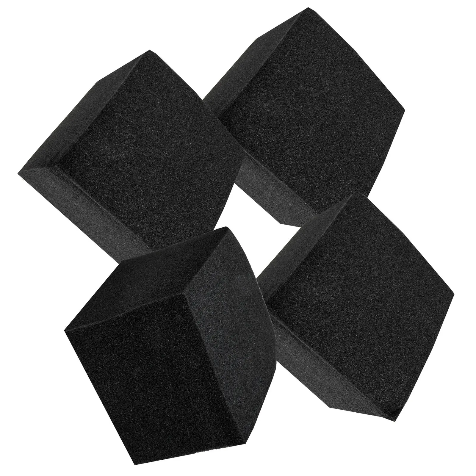 

4Pcs Sound Absorbing Panel Acoustic Soundproofing Block Noise Reduction for Studio Walls Ceiling Professional Sound Insulation