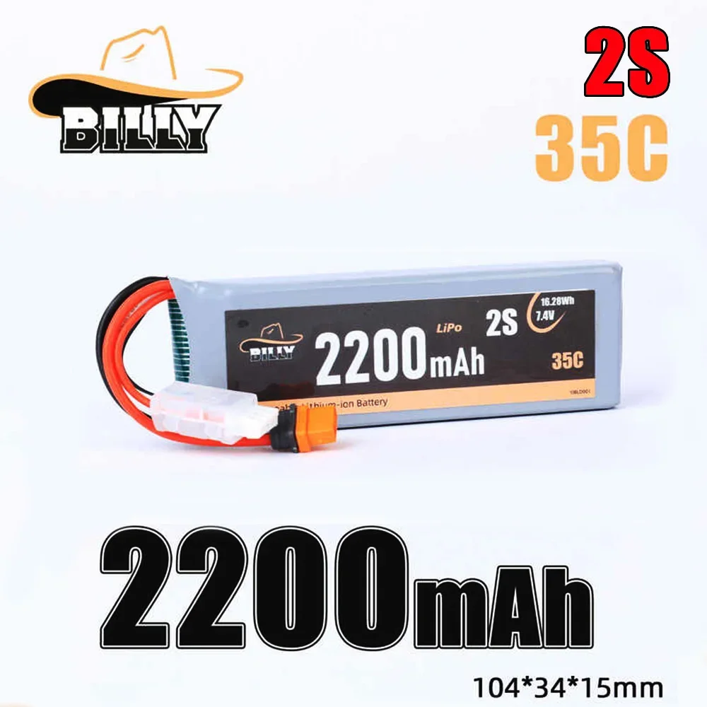 BILLY 2200 мАч 7,4 В 2S 11,1 В 3S LiPo аккумулятор IC2 штекер для ARRMA GROM RC модель с дистанционным управлением автомобильные аксессуары