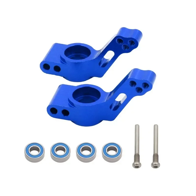 Kit de assento dianteiro para carro rc, copo de direção frontal, eixo traseiro, para trxs 1/10 slash 2wd rc, peças de atualização de carro, titânio