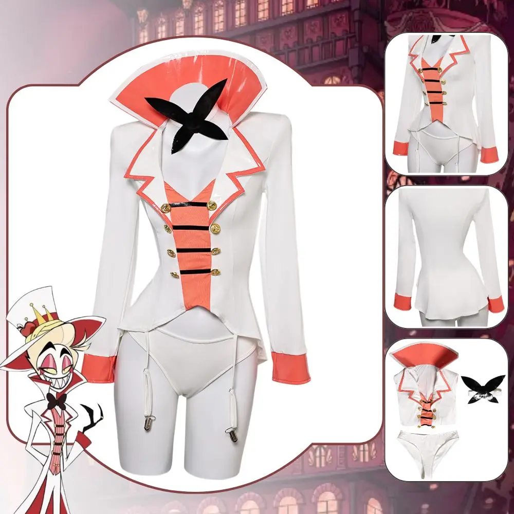 

Cartoon Hotel Cosplay Lucifer Cosplay Lingerie Fantasia Costume Disguise For Female Women Adult Halloween Carnival Suit