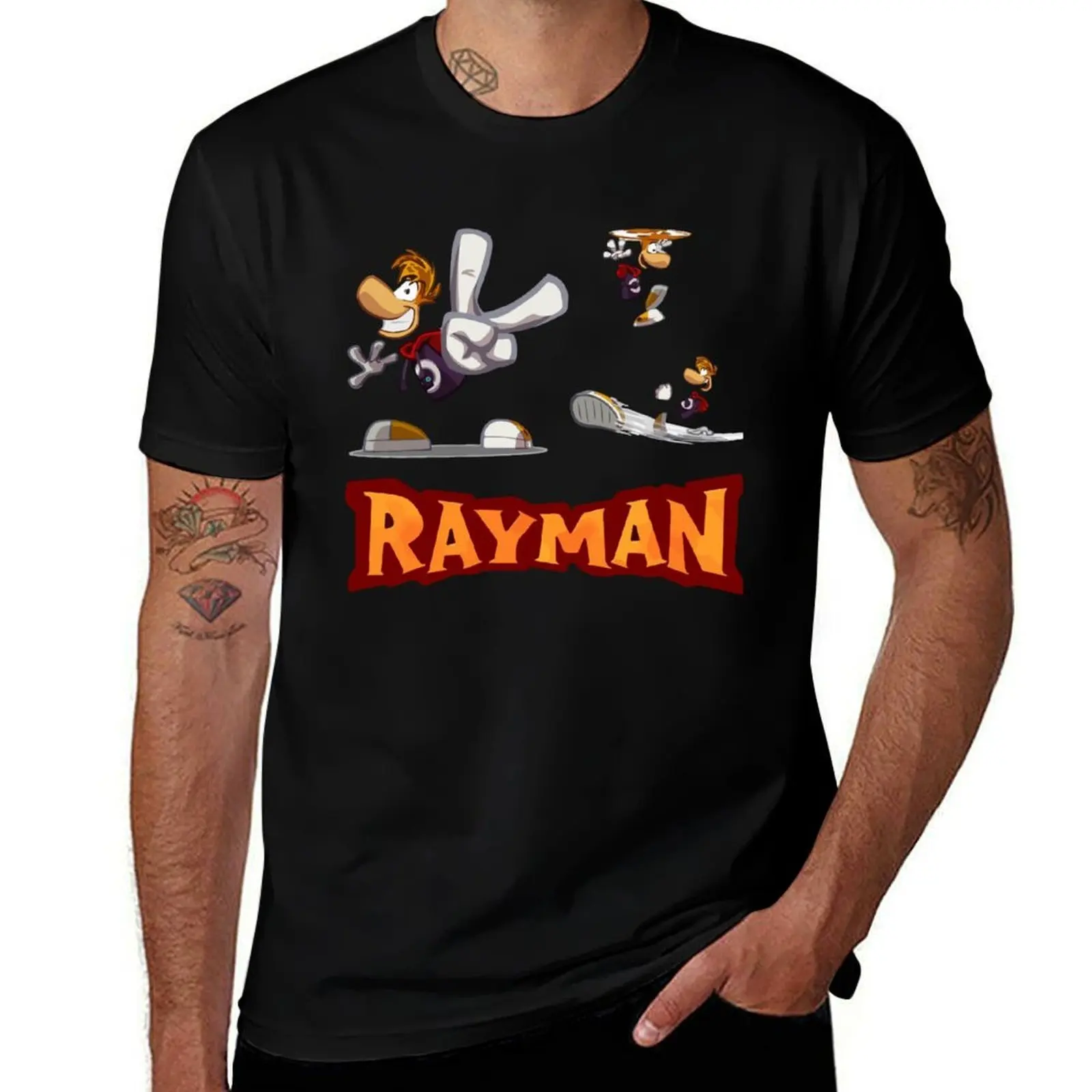

Gifts Idea Rayman Multiple T-Shirt graphic t shirts for man man t shirts cotton t shirt man luxury T-Shirt