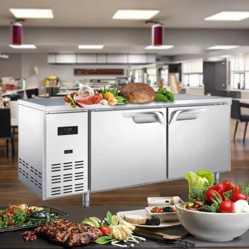 Tz300L2 Commercial Kitchen Refrigeration Equipment Horizontal Fresh-keeping Refrigeration Workbench