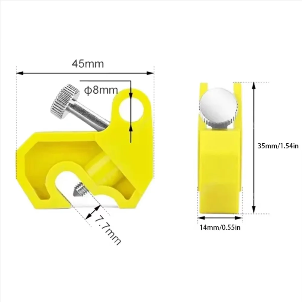 

Durable Circuit Breaker Lockout Device Reinforced Nylon Tool-Free Lock Safety Lock Universal Hand Lock Breaker Lock