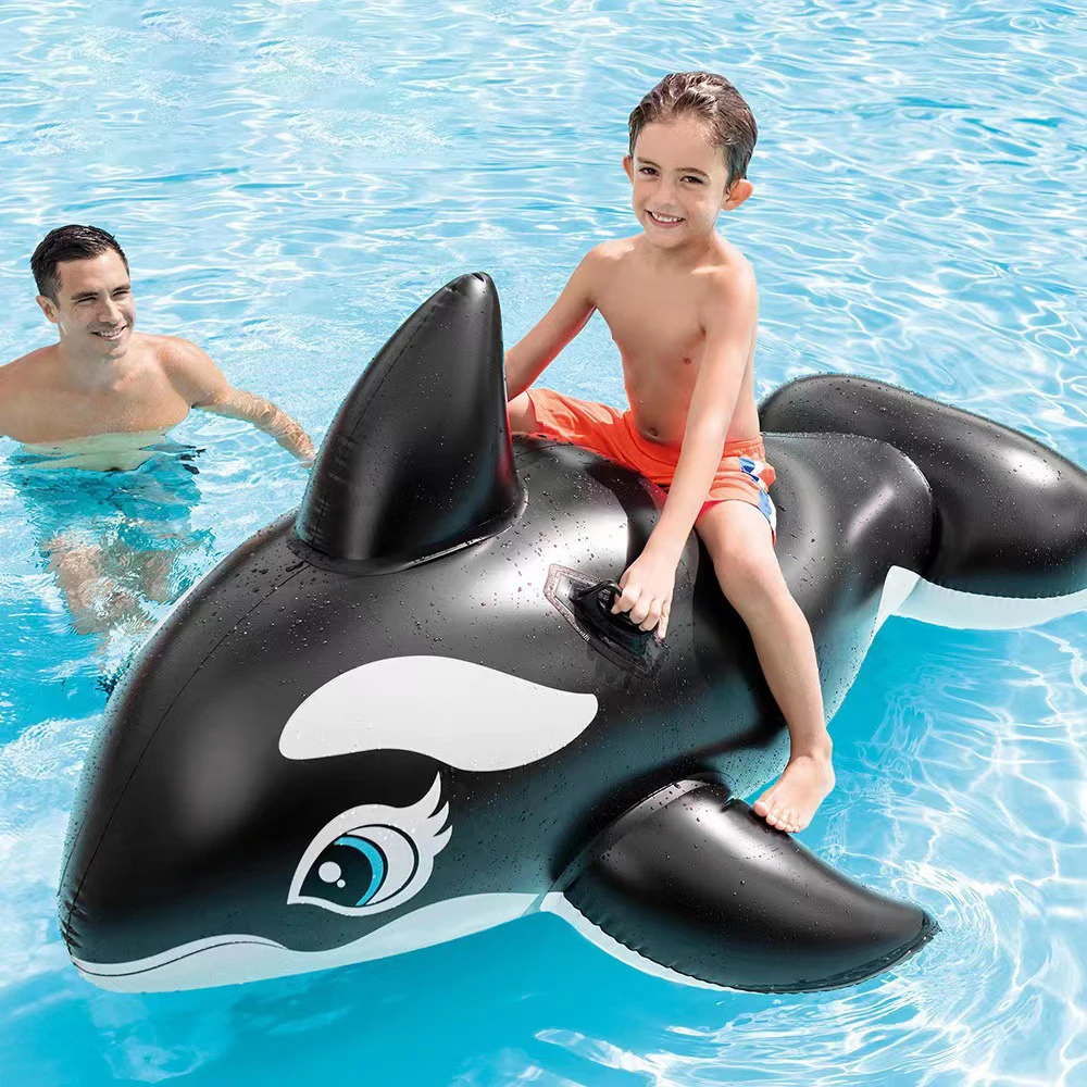 Hot Sale Summer Kids Adult Outdoor Inflatable Shark Shape Swimming Pool Inflatable Games Swimmer kids Ride-ons Swimming