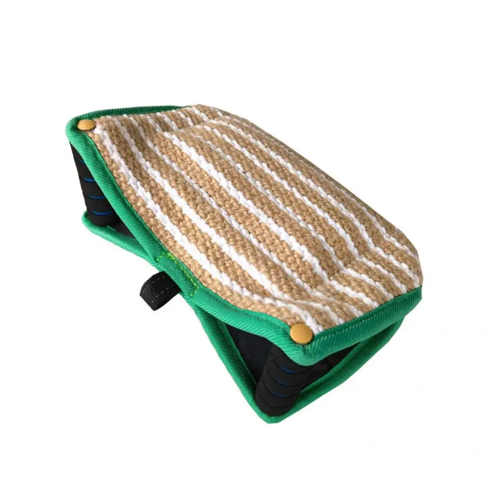 Dog Bite Sleeve Soft Jute Dog Training Bite Pillow Reusable Dog Training Pillow