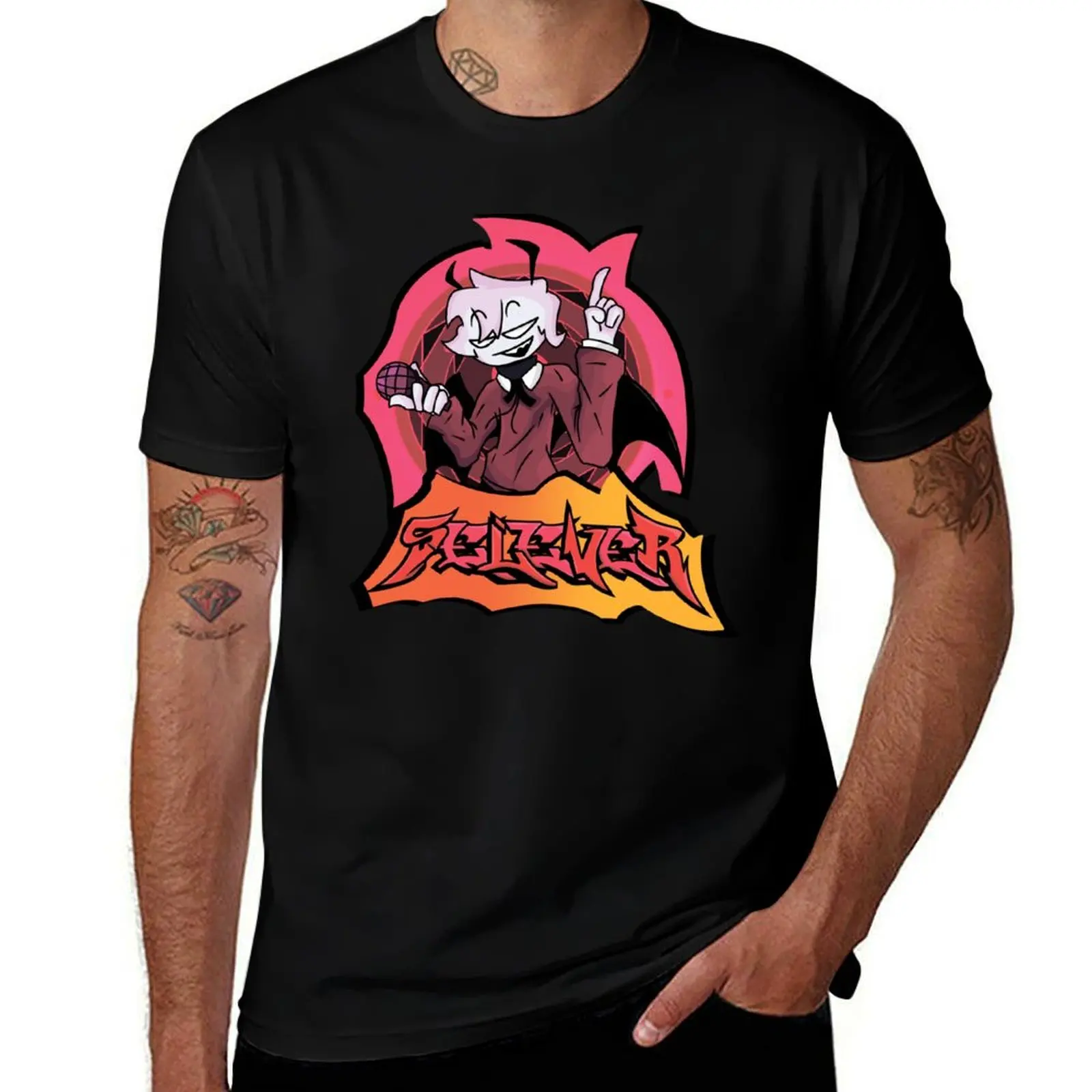 

FNF mfm Selever graffiti T-Shirt Work Utility Casual Tee Shirt