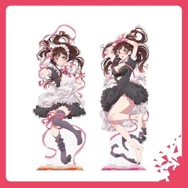 Anime Rent A Girlfriend Figures Mizuhara Chizuru Cosplay Acrylic Stand Model Plate Desk Decor Standing Sign Decorative Fans Gift