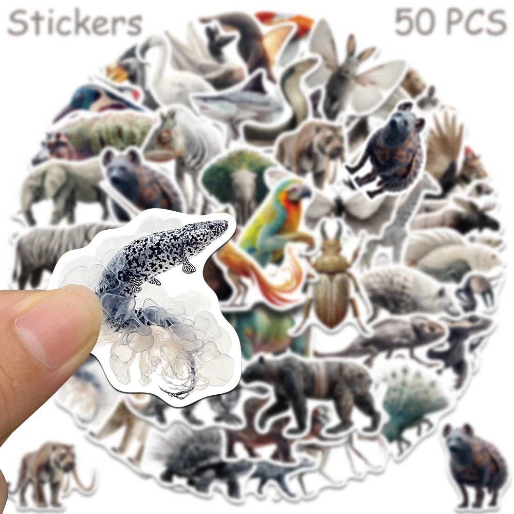 10/30/50pcs Zebra Fantasma Animale Del Fumetto Adesivi Creativo Astratto Aniamls Decalcomanie FAI DA TE Valigia Moto Bagagli Adesivo Fresco