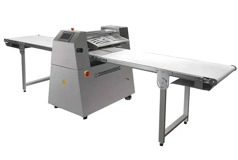 Commercial 650mm Automatic Dough Sheeter Pastry Dough Pressing Machine for Croissant Bread Pizza