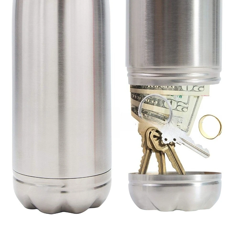 

Hidden Stainless Steel Bottom Detachable 750ML Insulated Cup for Storing Personal Money Savings Jar