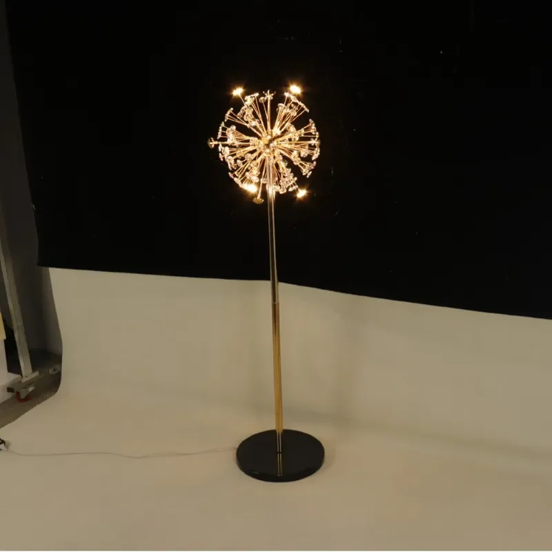 Luxury Crystal Ice Bar Table for Wedding Hall Decoration Luminous Flower Stand Prop Hotel Event Centerpiece Ornament Lamp