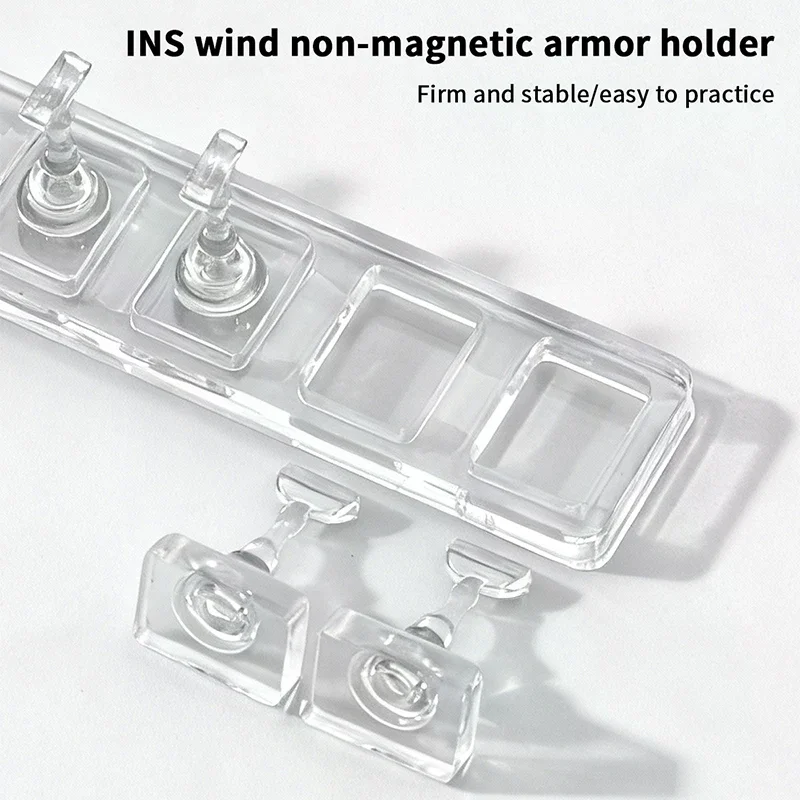 1/5/10 شبكة غير المغناطيسي مسمار حامل عينة الأظافر عرض حامل طلاء الأظافر مسمار نصائح قابلة لإعادة الاستخدام #5