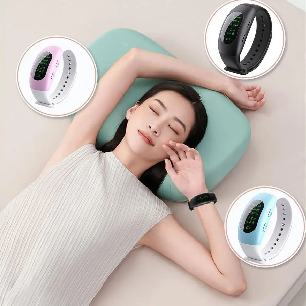 

EMS Microcurrent Sleep Aid Watch Fast Sleeping Device Rest Hypnosis Relief Anxiety Insomnia Artifact CES Intelligent Wristband