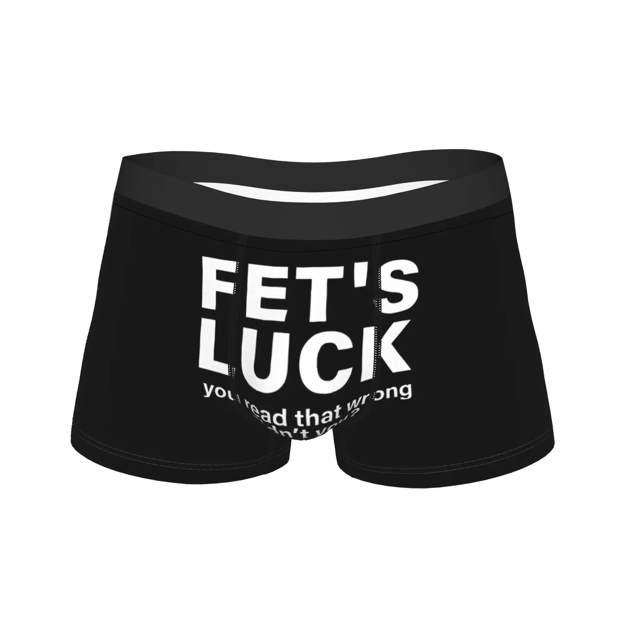 

Мужские трусы-боксеры Fets Luck You Read That Wrong: качественные, удобные, подарочные
