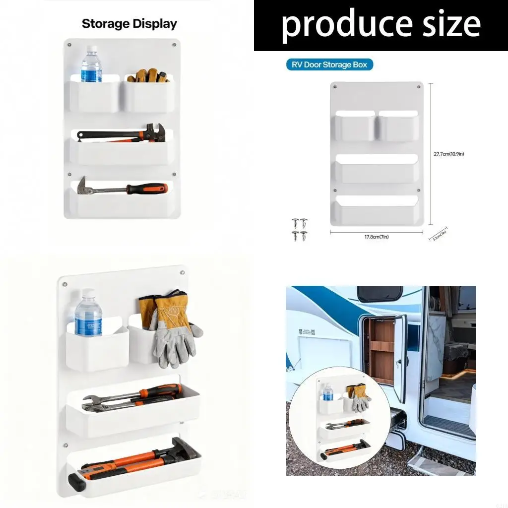 

Efficient Multi Compartment Campers Door Storage for Motorhome Campers