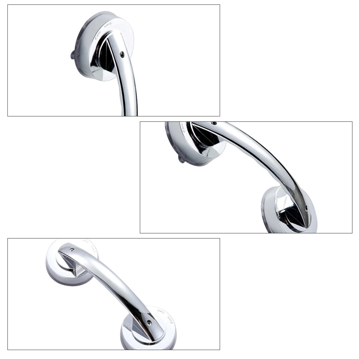 

Practical Suction Handle Plastic Suction Grab Bar Durable Home Bathroom Support Easy Install Long
