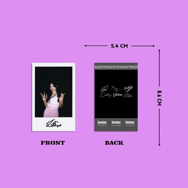 6Pcs KATSEYE Photocards Cat's Eye Peripheral LOMO Cards Girl Group Member Collectible Photo Fans Gift image 5