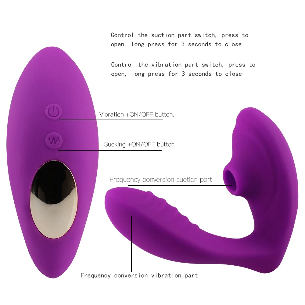 10 Speeds Vagina Sucking Vibrator Oral Sex Suction Clitoris Rechargeable Clit Sucker Clitoris Stimulator Sex Toy for Women