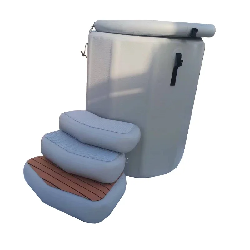 Drop Stitch Ice Barrel Hot Cold Bath Therapy Outdoor Ice Bath With Chiller Cold Plunge Tub