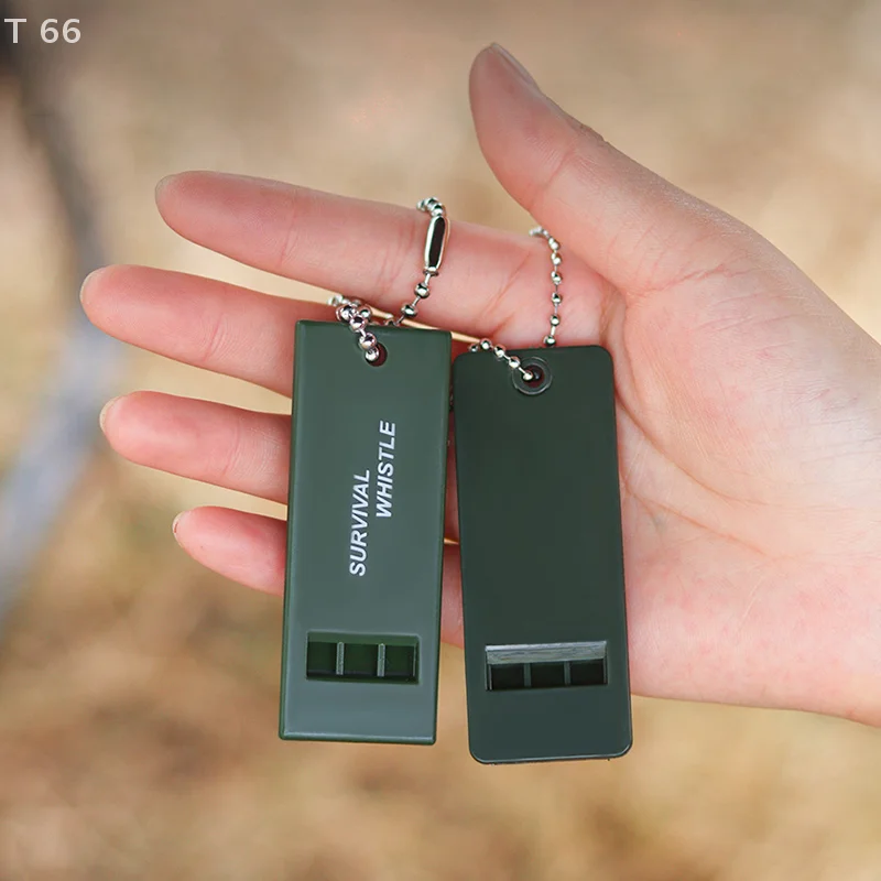 For Hiking Camping Mountaineering Survival Whistle Portable Frequency Whistle High Decibel Rescue Signaling First Aid Tool