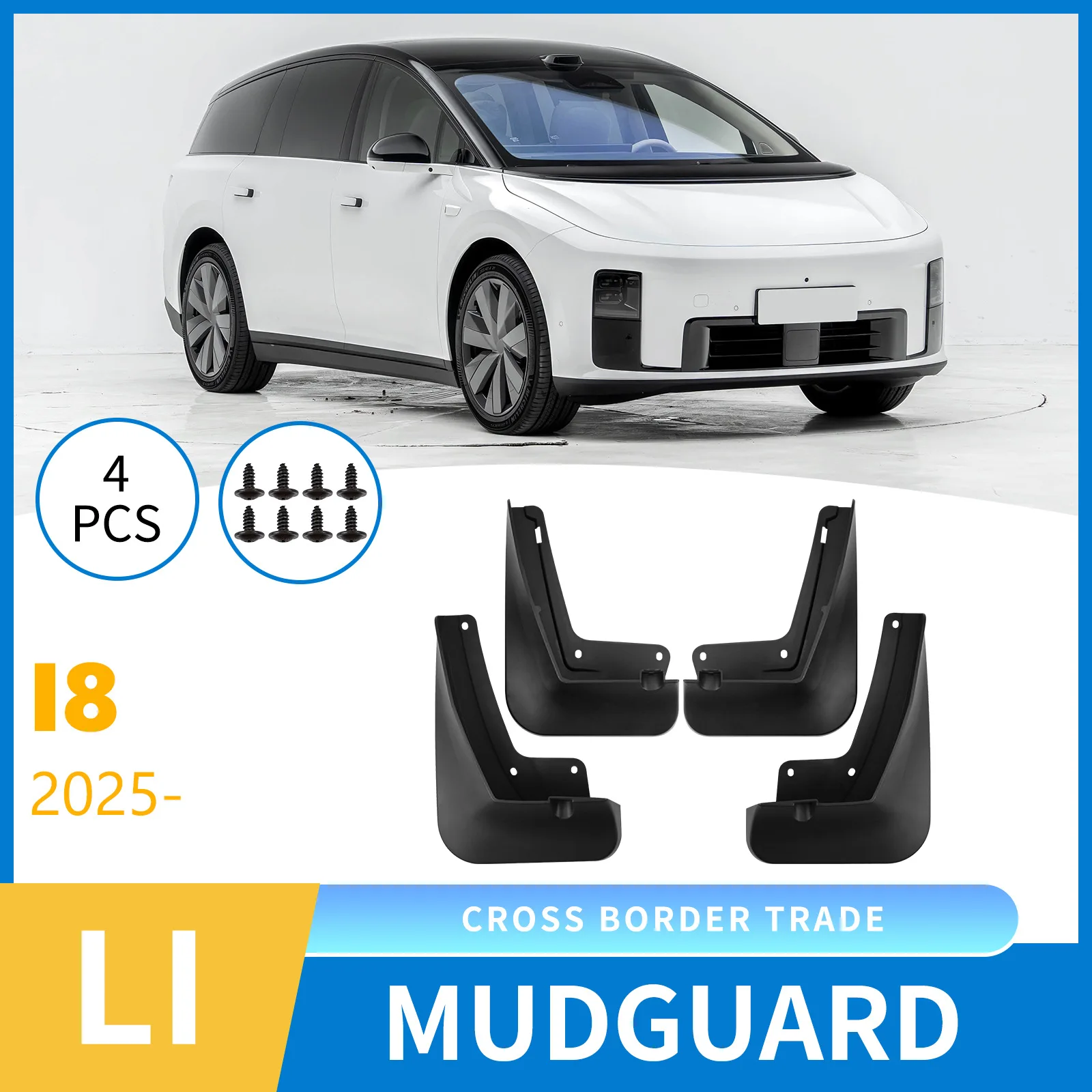 

Mudguard For ideal Leading ideal i8 2025 car tire mudguard modification,Front Rear Flares Splash Guards Cover Car Accessorie