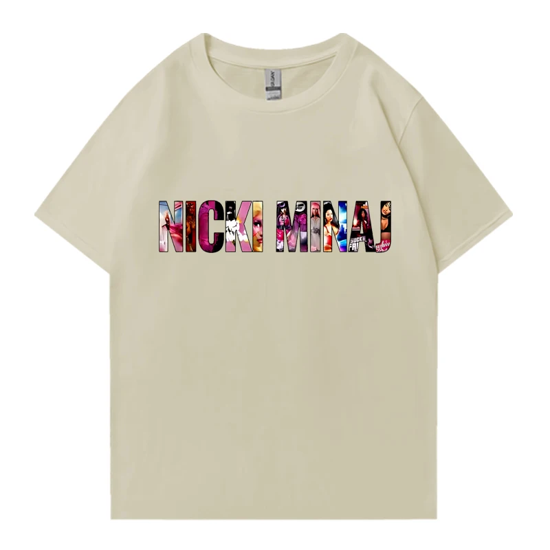 

Nicki Minaj Album Graphics T shirt Men Women classic Cool Clothing Hip Hop streetwear Loose 100% Cotton short sleeve Unisex Tee