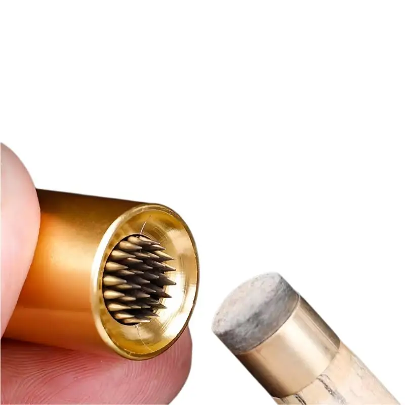 Aluminum Snooker Billiard Pool Cue Tip Shaper 2 In 1 Billiard Cue Tip Repair Shaper Burnisher File Repair Tool Billiards Accesso