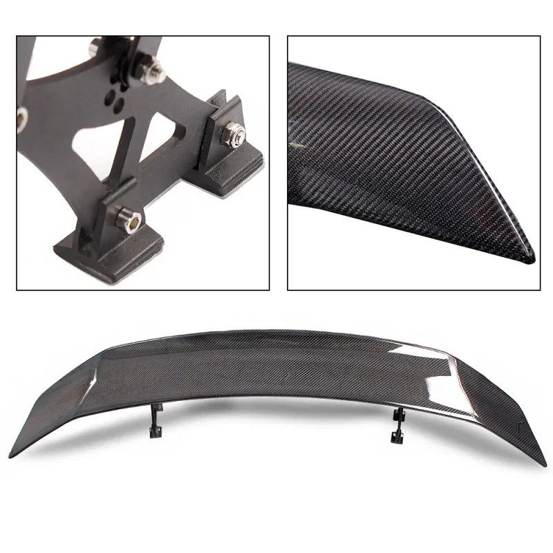 

Universal Real Carbon Fiber Sport Style Rear Spoiler Car Tail Trunk Spoiler Rear Wing for Enhanced Aerodynamics