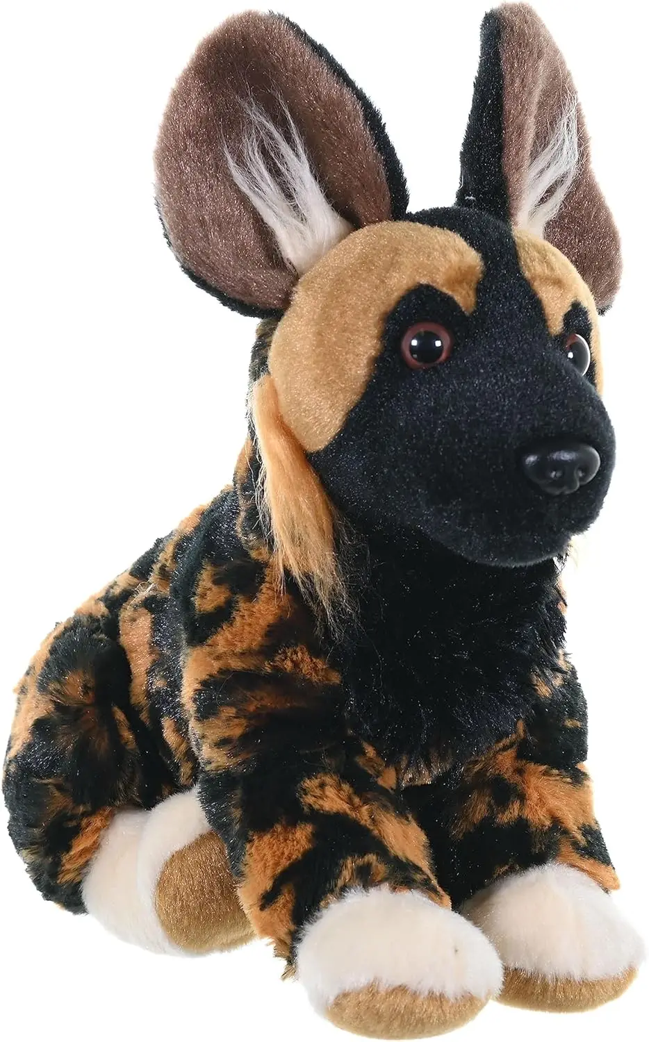 

African Wild Dog Plush Toy, 8 Inch Stuffed Animal for Kids, Cuddlekins Gifts