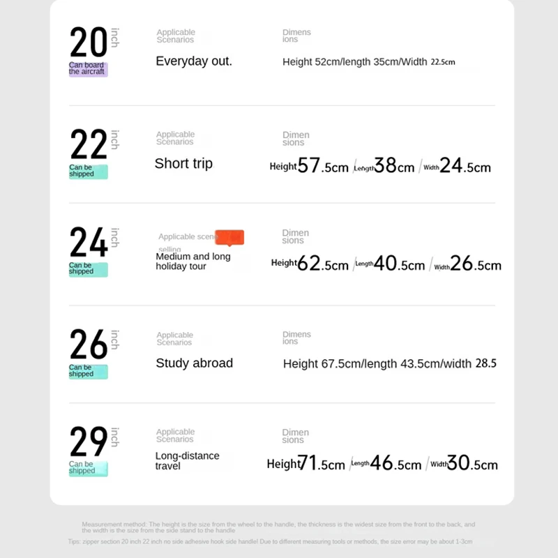 Valise à fermeture éclair support de téléphone multifonctionnel et Port de chargement cadre en aluminium boîtier de chariot grande capacité 29 pouces bagages durables