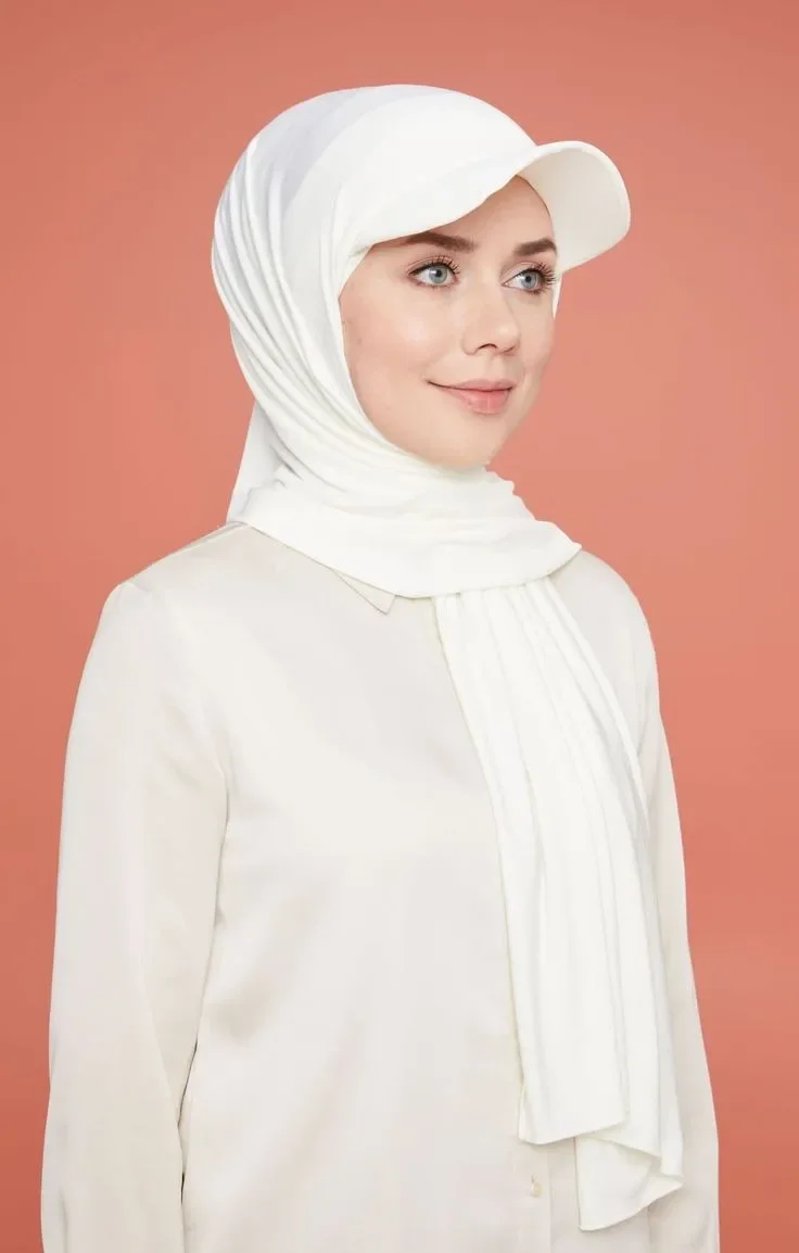 New Ready To Wear Instant Jersey Sport HIjabs for Woman Jersey Hijab with Base Ball Cap Summer Sports Cap with Bonnet Hijab