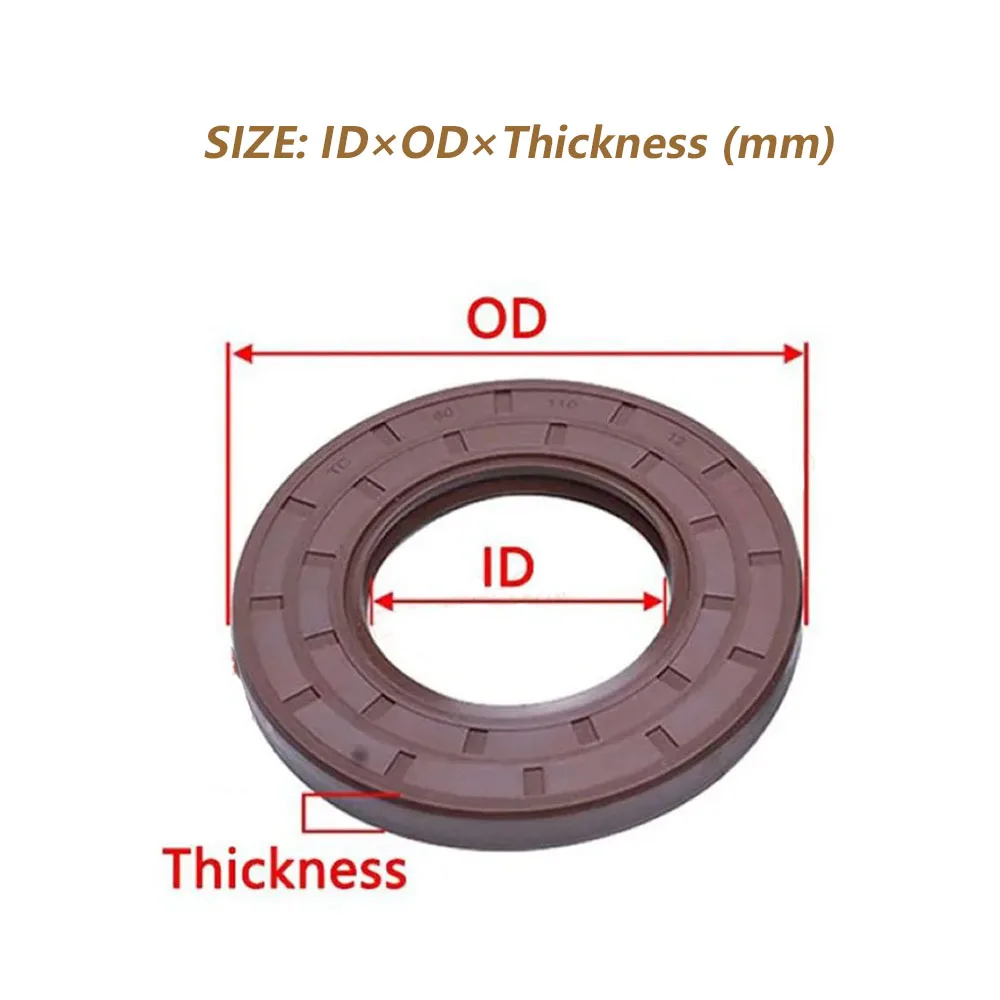 Fuwell 5pcs high temperature resistance TG skeleton rubber NBR oil seals O Ring ID 32 35mm Anti-ozone Automobile O Shape Gaskets