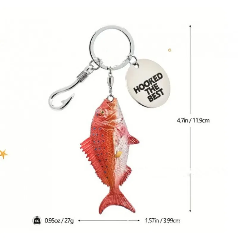 Simulation Fish Keychain, Marine Animal Pendant Gift