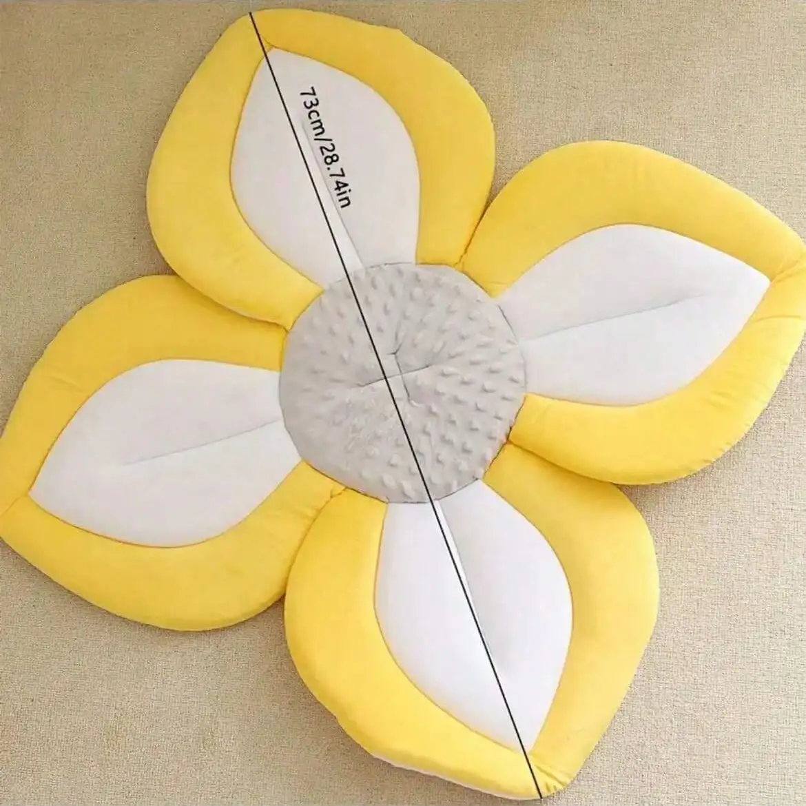 Blooming Bath Lotus Baby Bath Seat For Babys Bathing Comfort Baby Sink Bathtub Mat Not Easily Deformed Cushion Safe Flower Seat view 6