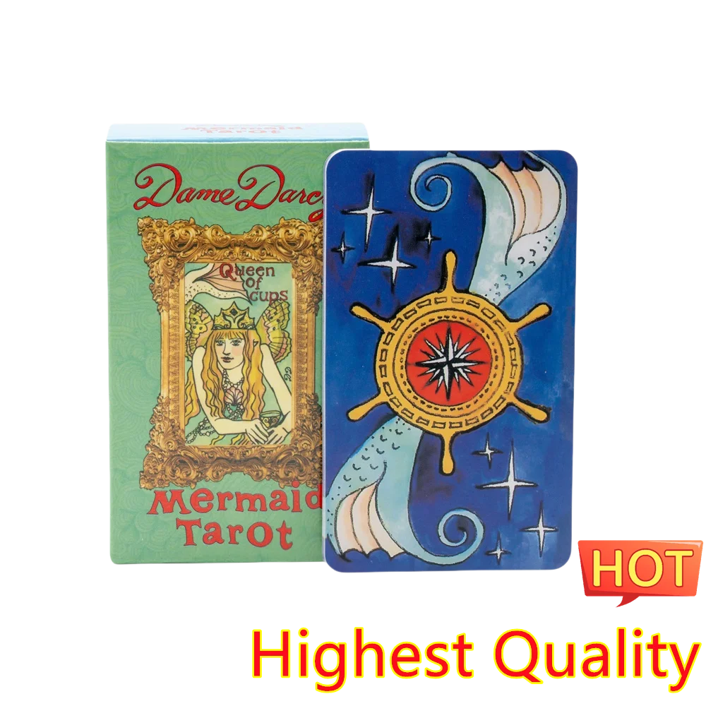 Psychic Mermaid Tarot Cards Female Decks Card Games Peculiar Tarot Cards Oracle