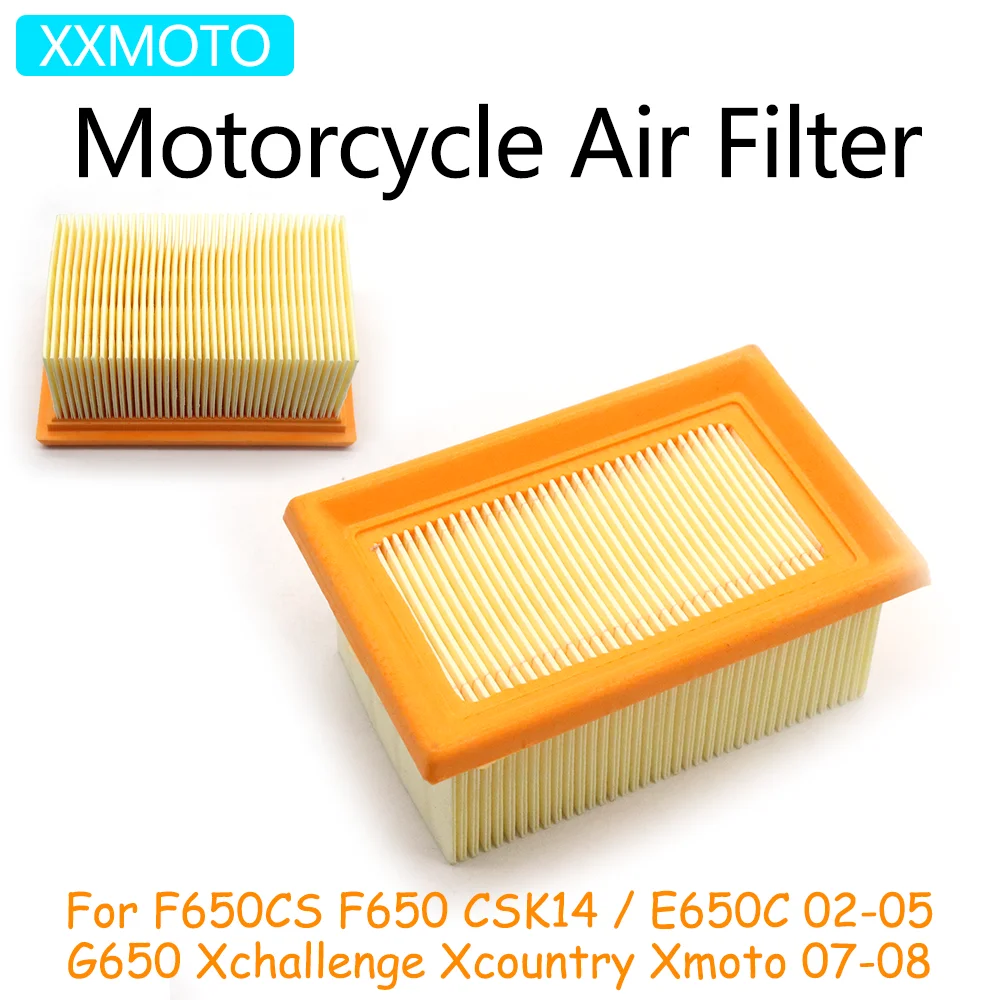 

For BMW F650 CS G650X F650CS F650 CSK14 E650C 02-05 G650 Xchallenge Xcountry Xmoto 07-08 Motorcycle Air Filter Intake Cleaner