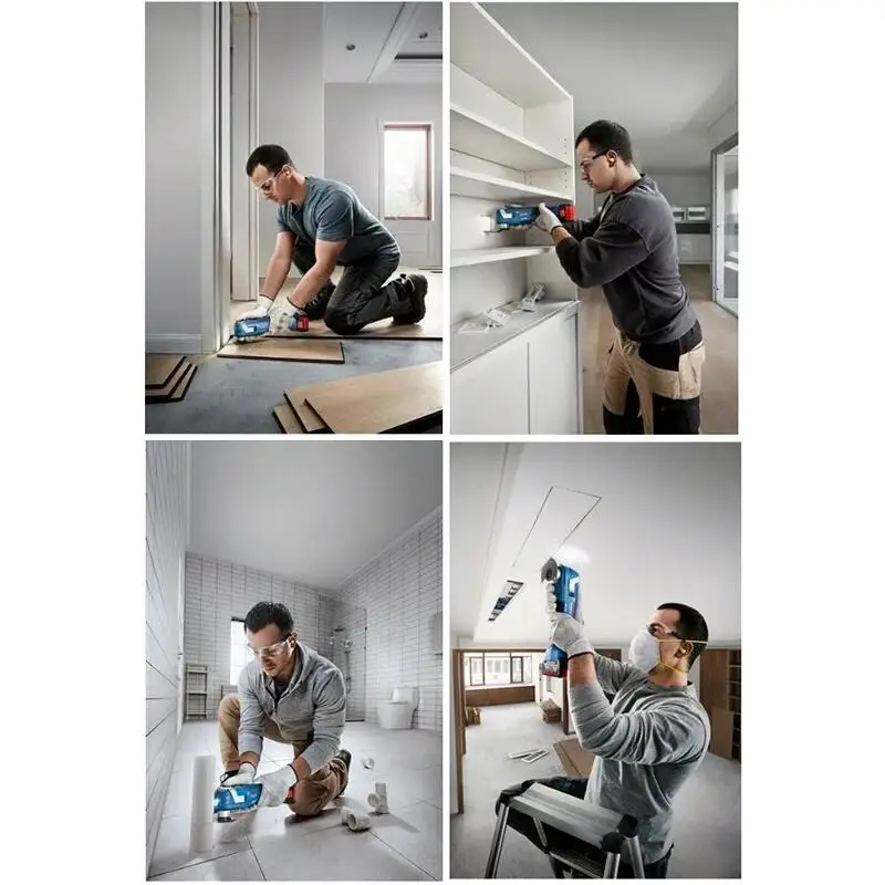 Imagem -06 - Bosch-brushless Cordless Recarregável Handheld Cutting Notching Grinder Versátil Universal Treasure Gop 185-li 18v Ferramentas Elétricas