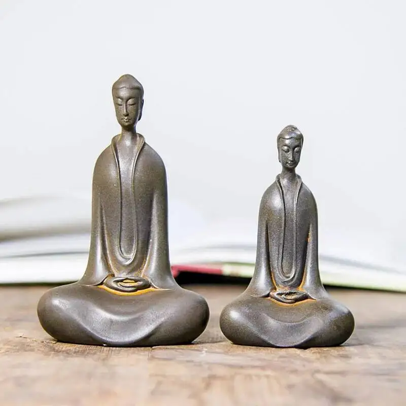 Tea Pet Dynasty Buddha Shakyamuni Handmade Craft
