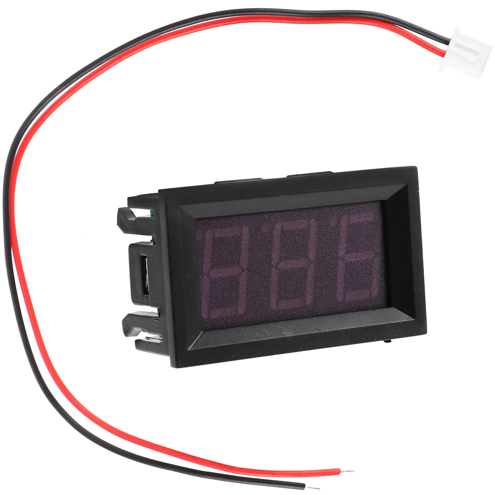 

High-Quality 25-500V Voltage Meter Head 2-Wire Mini Voltmeter Clear LED Display Night Readings Accurate Measurement