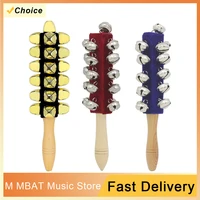 M MBAT Orff instrumentos de percusión 21/525 platillos de campana juguetes educación temprana instrumentos musicales palo agitador herramientas musicales
